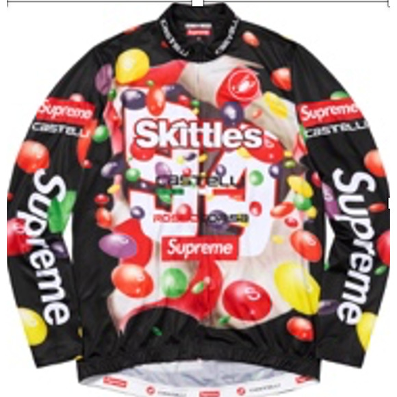 Supreme Skittles Castelli L/S Cycling Jersey - Medium - Picture 5 of 5